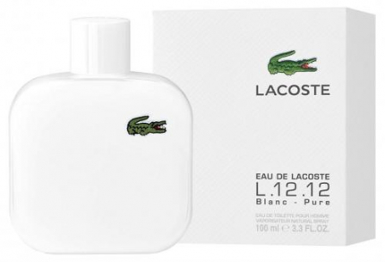 Lacoste L12.12 Blanc Masculino Eau De Toilette 100Ml