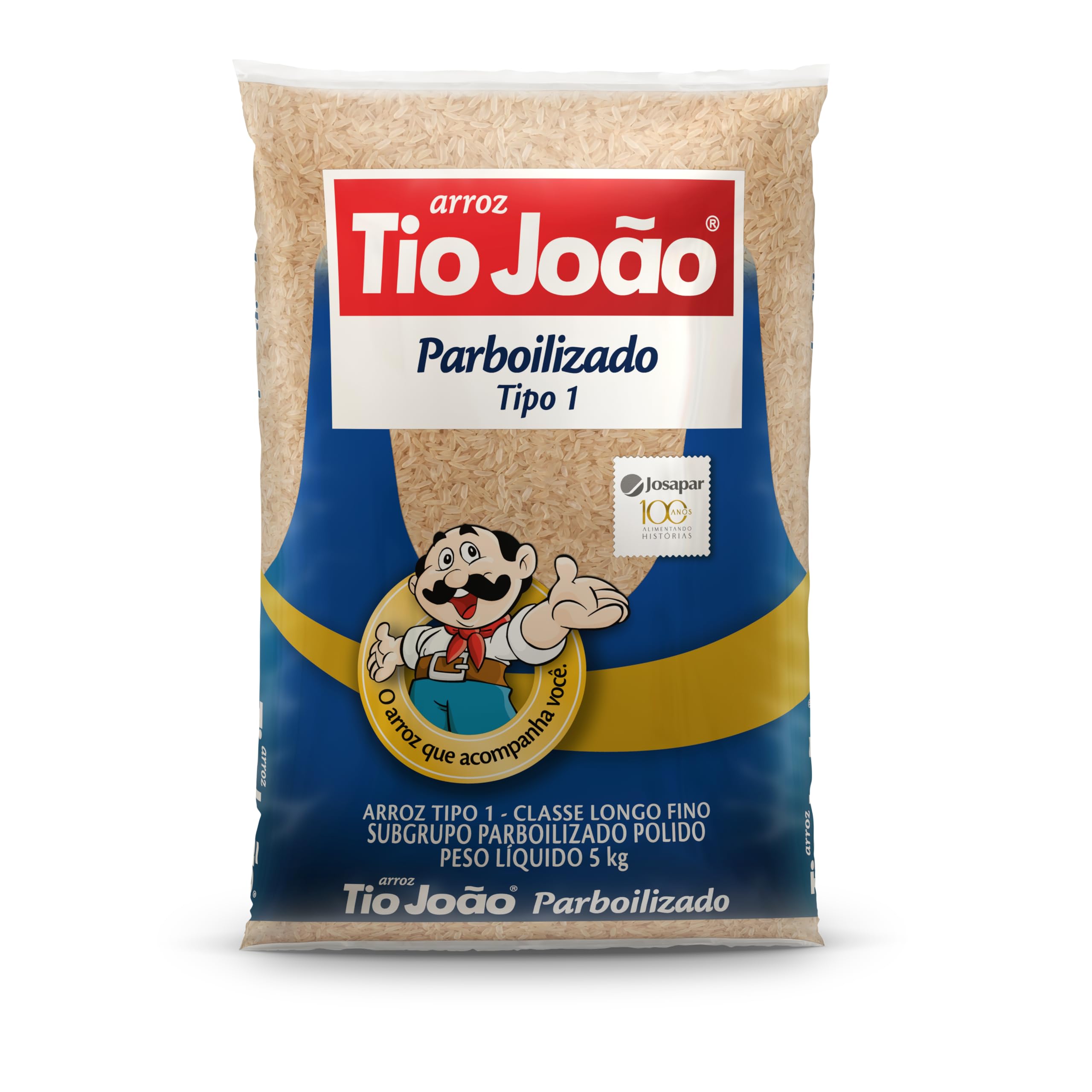 Tio João Arroz Parboilizado - 5Kg