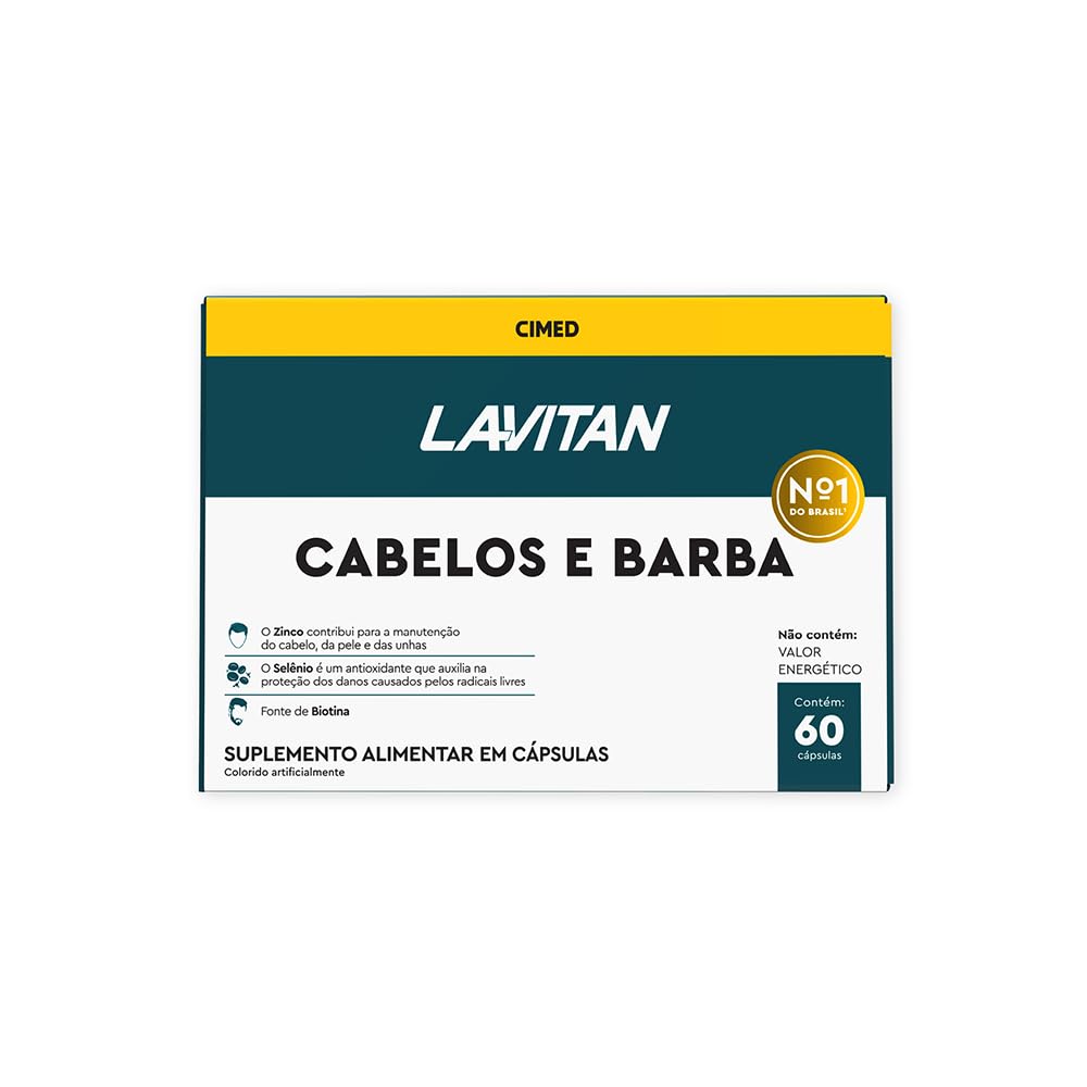 Lavitan Cabelo E Barba - 60 Capsulas