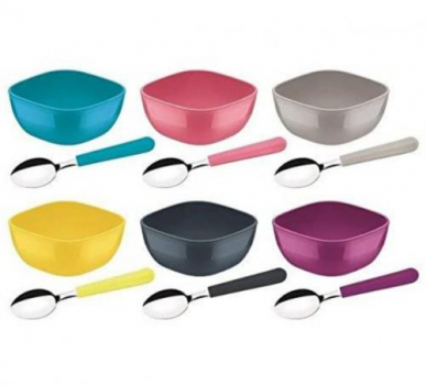 Kit para Sobremesa 12 Peças Tramontina Mixcolor Colorido