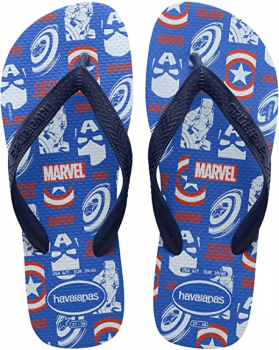 Chinelo Top Marvel Logomania, Havaianas, Criança Unissex