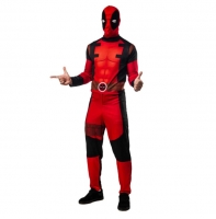 Fantasia Deadpool Com Gorro Adulto Masculino Original Marvel - Marketplace