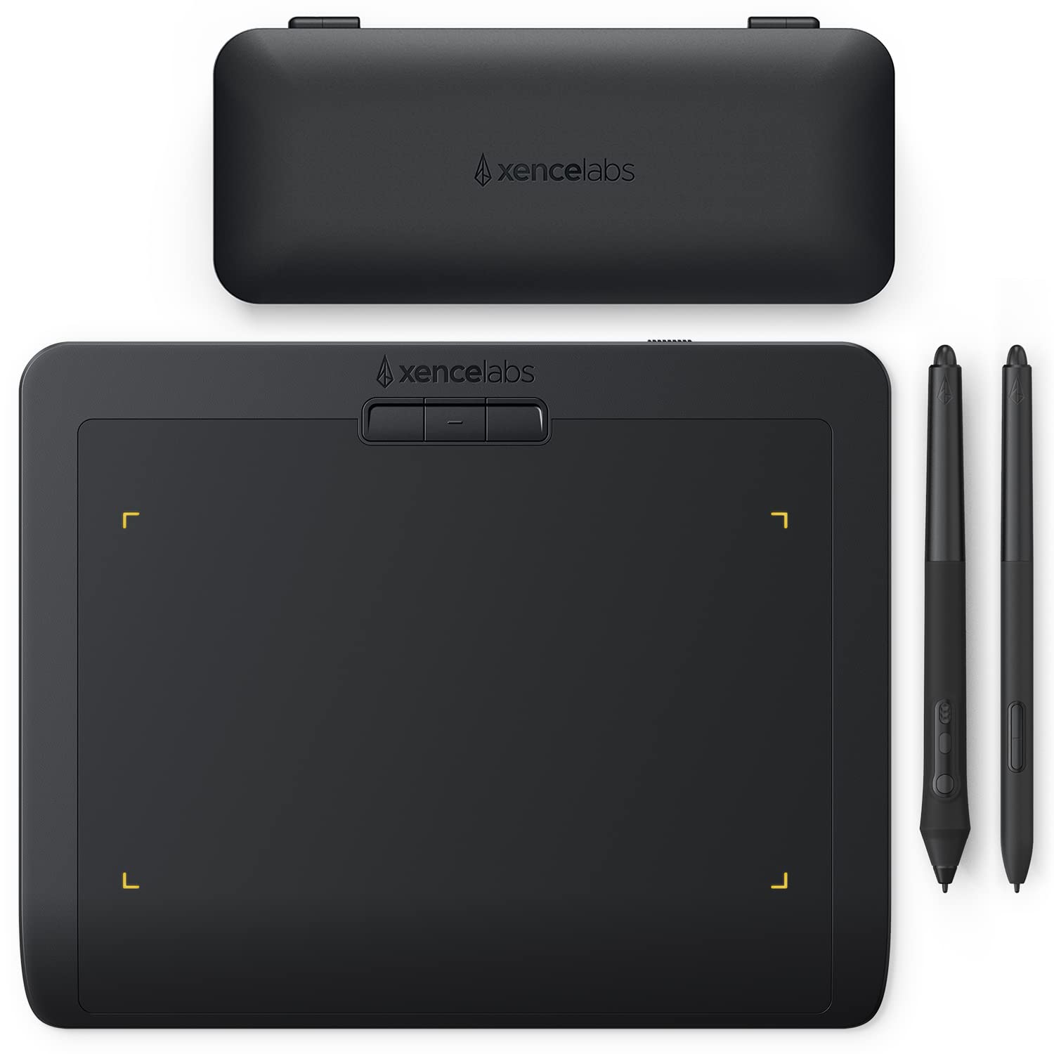 XENCELABS Tablet De Desenho Sem Fio Pequeno Com 2 Canetas Sem Bateria E Estojo