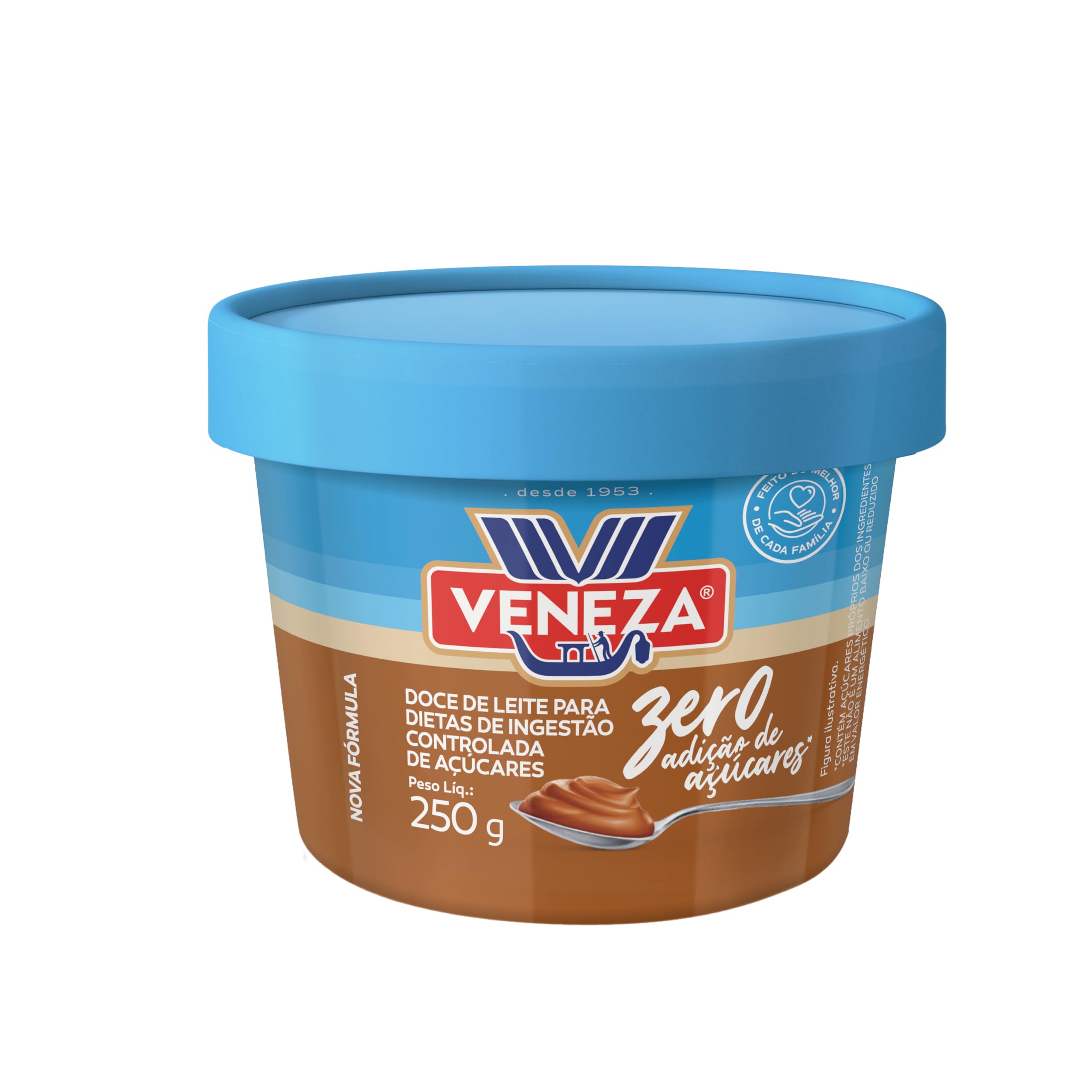 Veneza Doce De Leite Zero Adição De Açúcares 250g