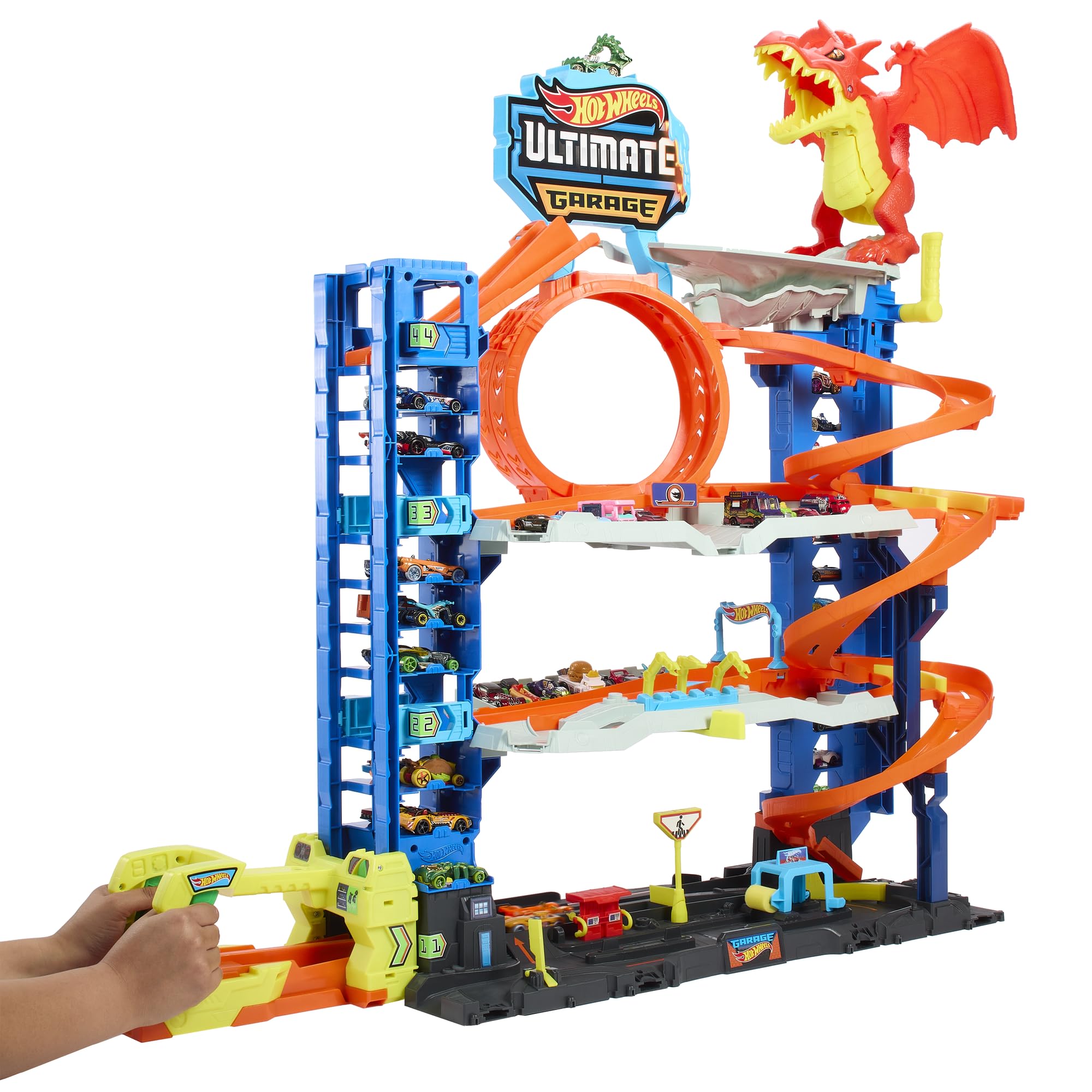 Hot Wheels City Pista De Brinquedo Ultimate Garage Para Crianças A Partir De 4 Anos