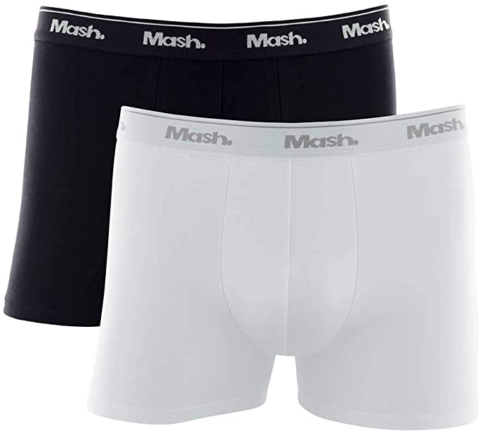Kit 2 Cuecas Boxer Algodão, Mash, Masculino