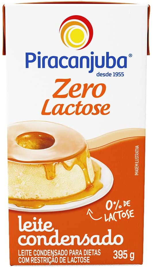Leite Condensado Zero Lactose Piracanjuba 395g