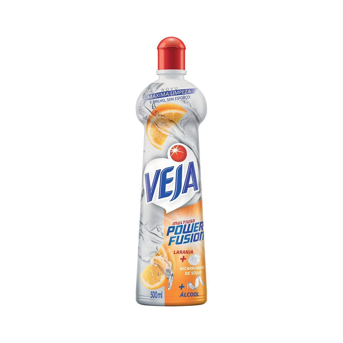 Veja Limpador Multiuso Power Fusion Laranja Laranja 500ml