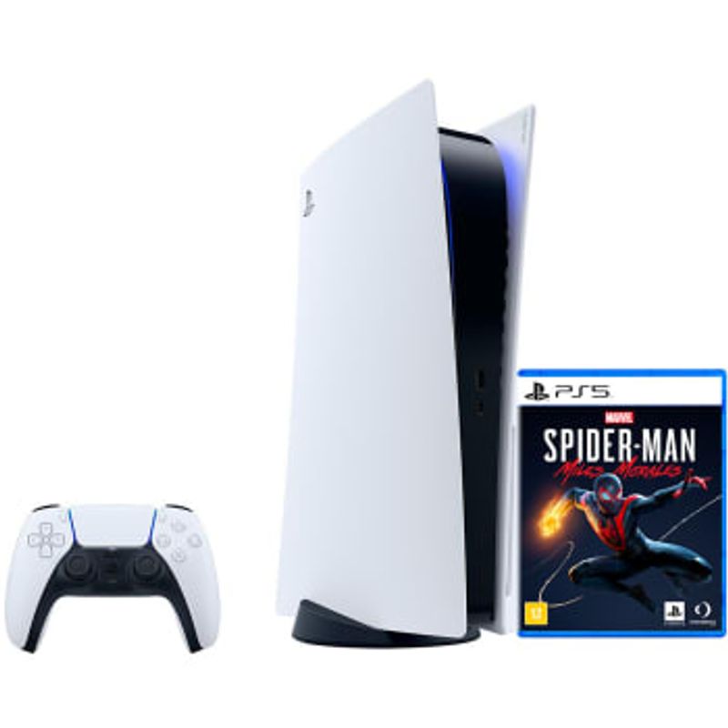 Console Playstation 5 PS5 Game Marvels Spiderman Miles Morales PS5