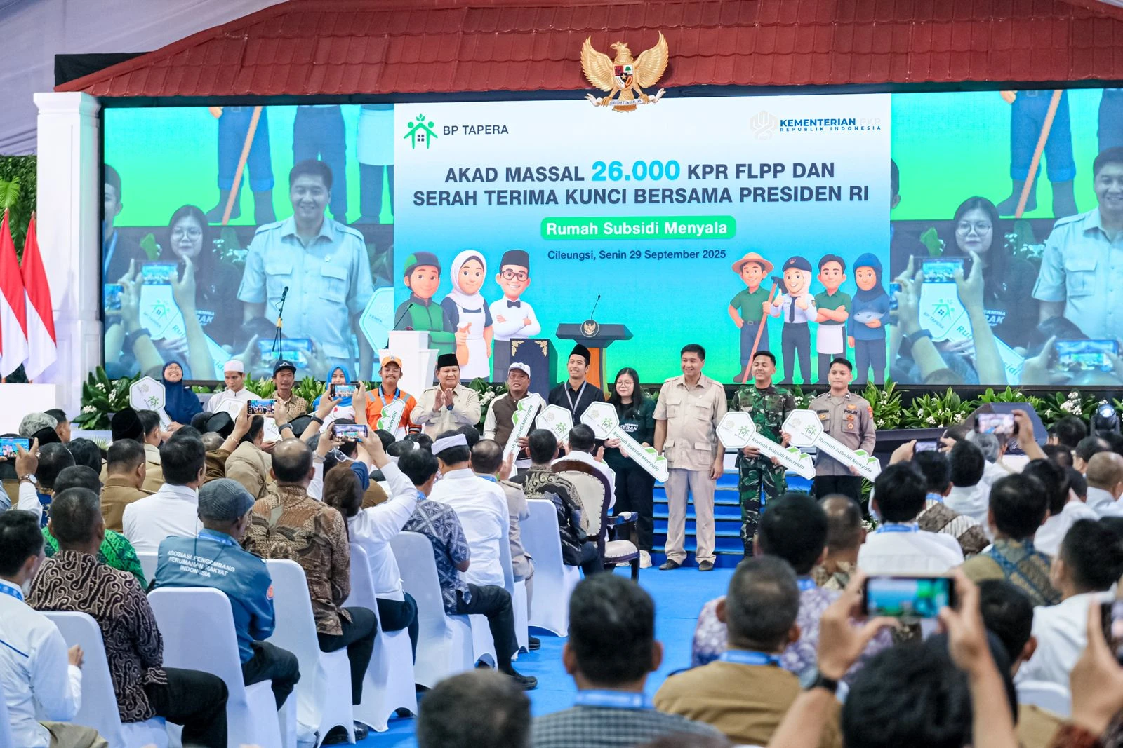 Menteri Ekraf Hadiri Akad Massal 26 Ribu KPR, Dukung Hunian Layak bagi Pejuang Kreatif