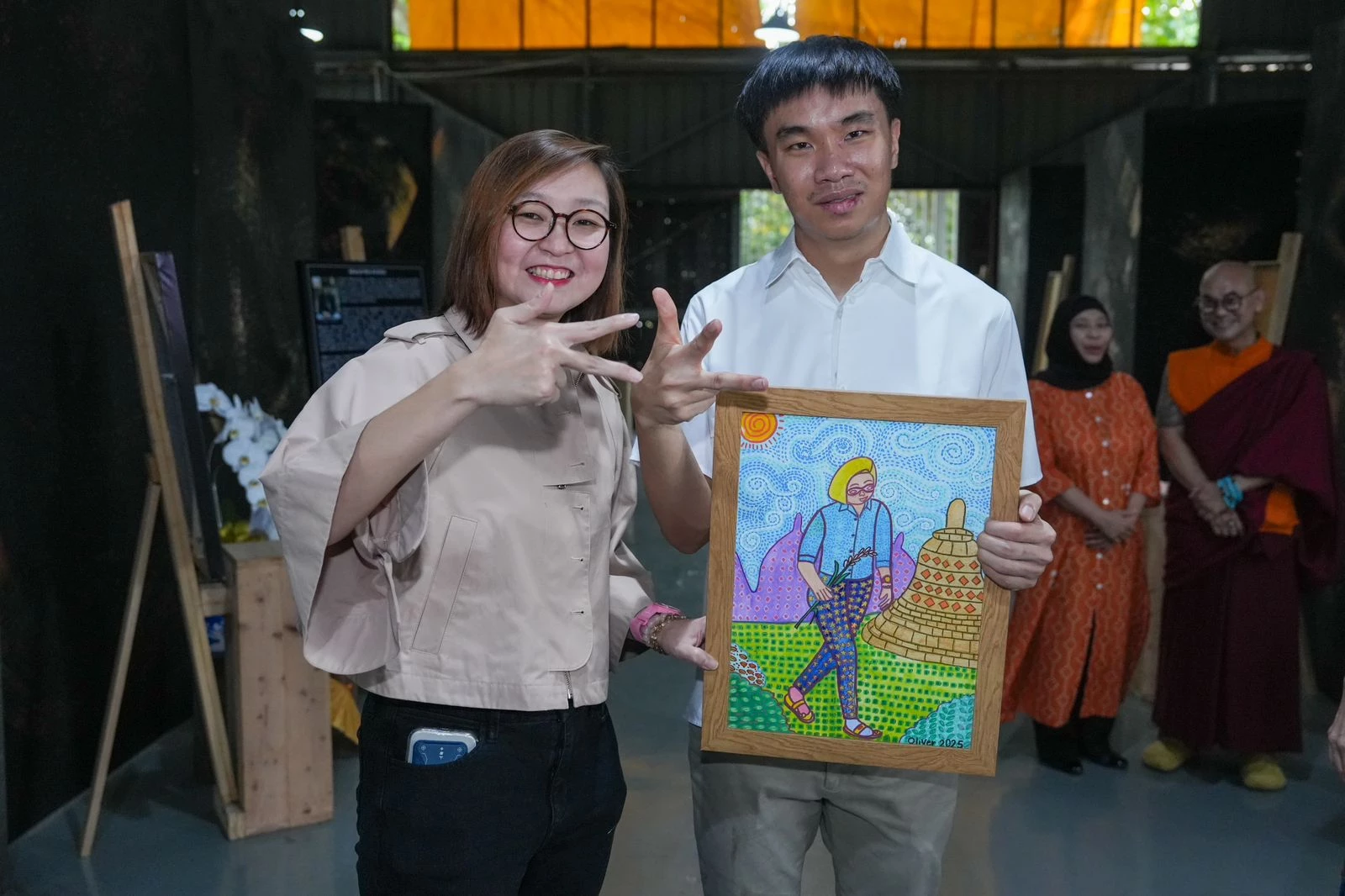 The Ministry of Creative Economy Supports Young Artists with Autism as an Inspiration for the Creative Economy