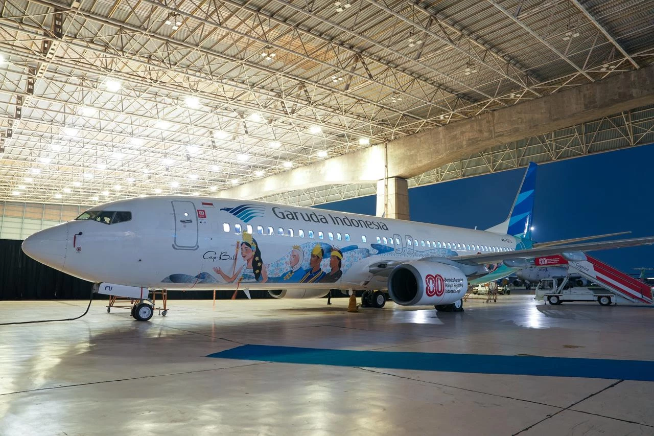 Garuda x Cap Bali Collaboration: Special Independence Day Livery Showcases Young Creative Talent