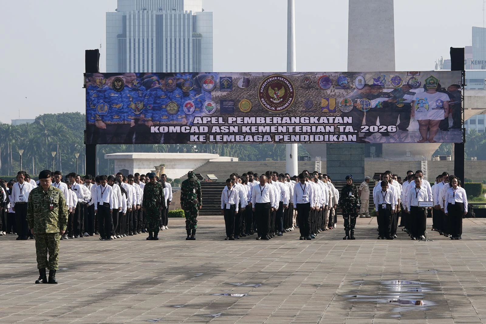   Perkuat Ketahanan Nasional, Kementerian Ekraf Kirim ASN Ikuti Latsarmil Komcad