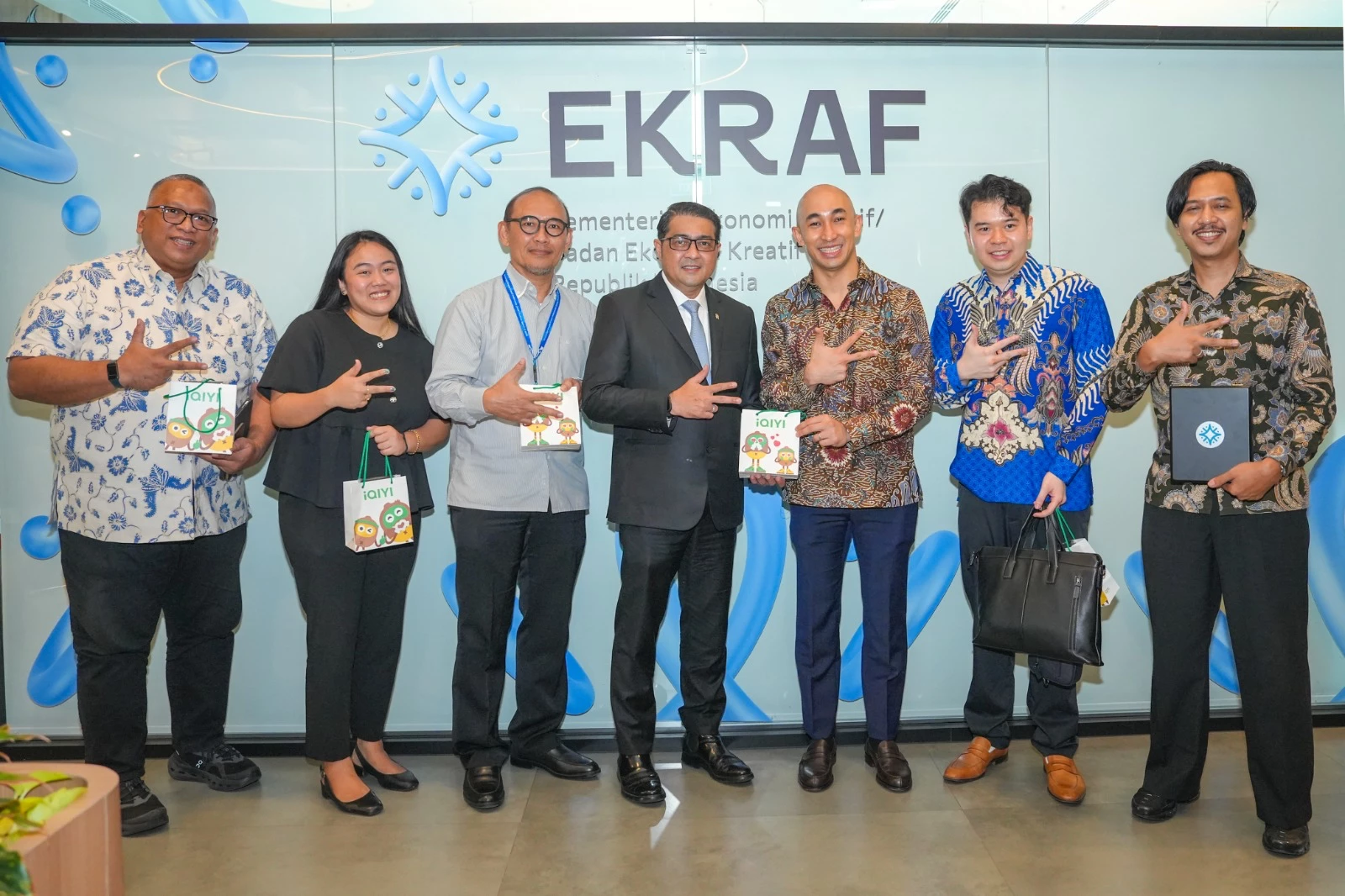 Kementerian Ekraf - iQIYI Buka Peluang Sinergi Pengembangan Konten Kreatif Berskala Global