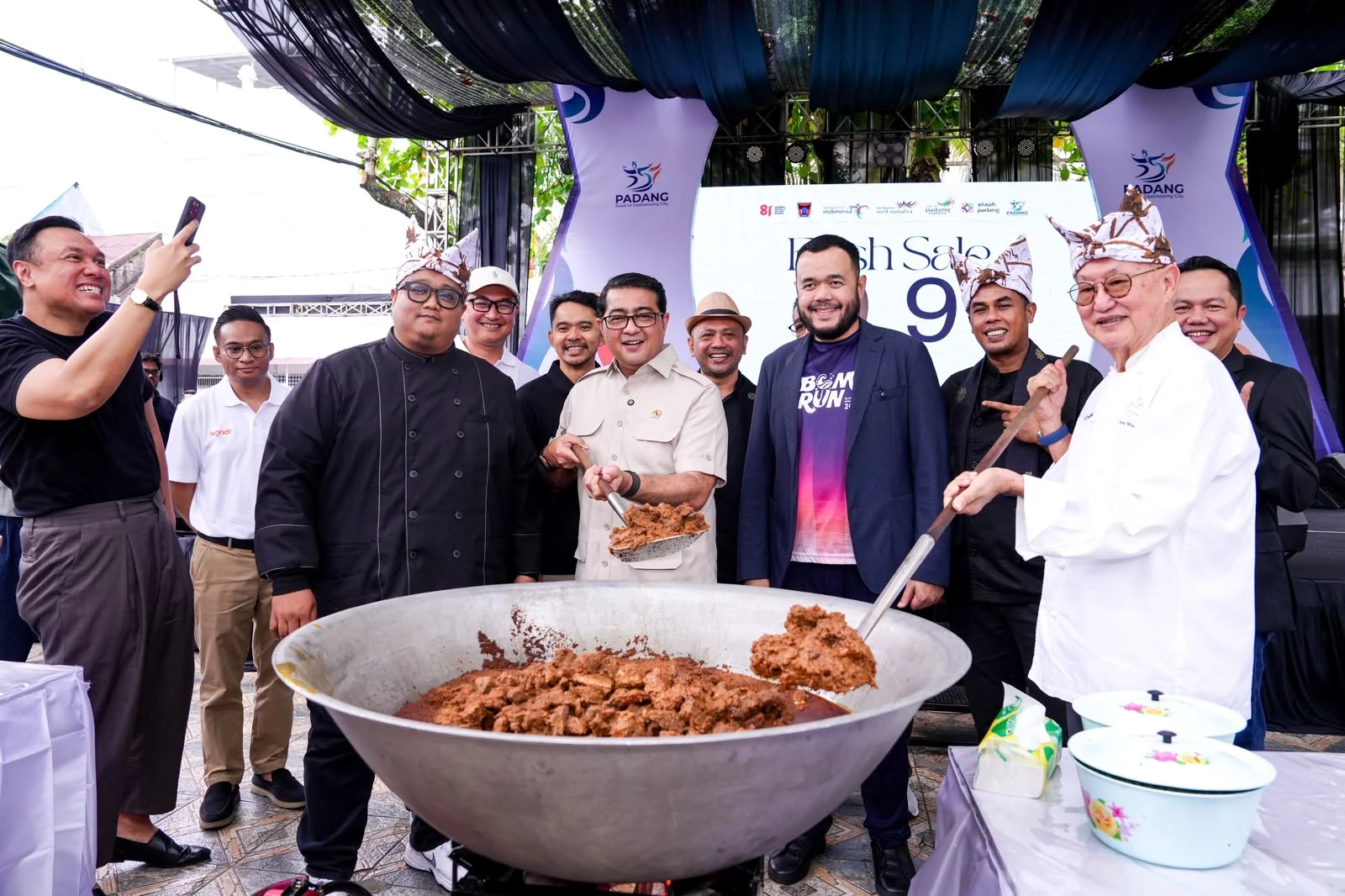 Menteri Ekraf Dukung Padang Menuju UNESCO Creative City of Gastronomy