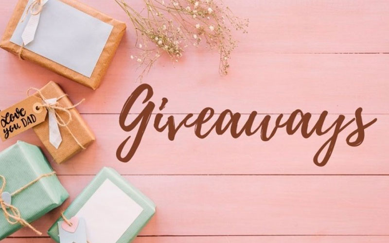 Giveaways, Konten Instagram