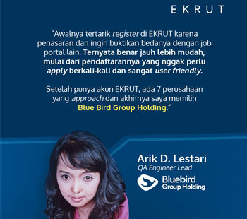 Arik lestari bluebird - EKRUT