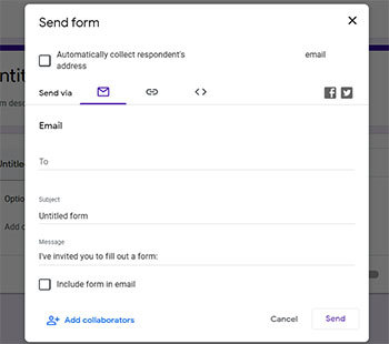 cara membuat google form - EKRUT