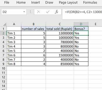 rumus if excel - EKRUT