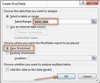 cara membuat pivot table -  EKRUT