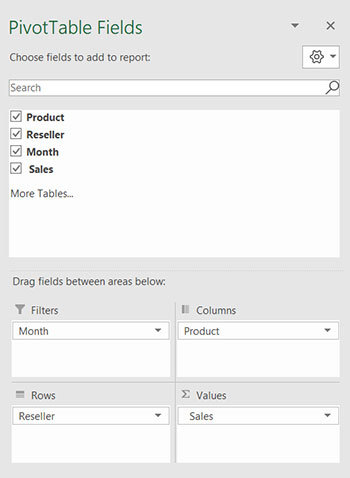 cara membuat pivot table - EKRUT