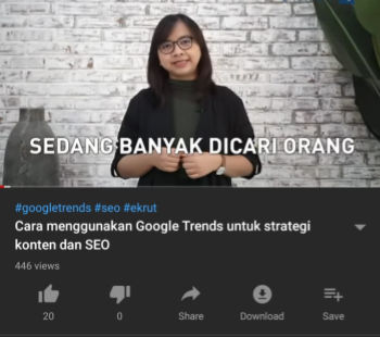 Download secara langsung di Youtube