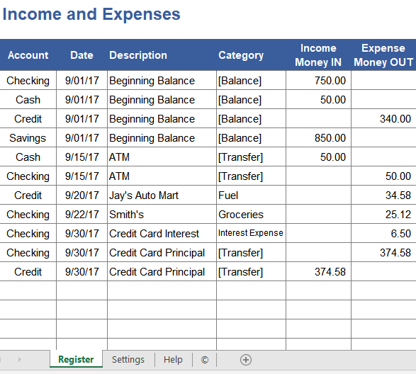 #1 Contoh format laporan keuangan bulanan Excel