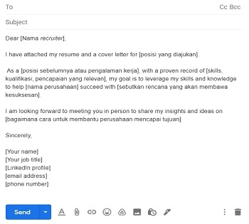 Cara mengirim email sederhana melamar pekerjaan