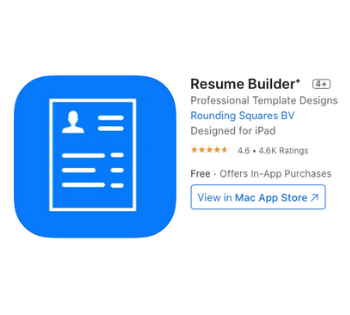 Resume Builder by Rounding Squares BV