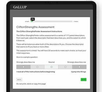 4. Gallup’s CliftonStrengths Assessment