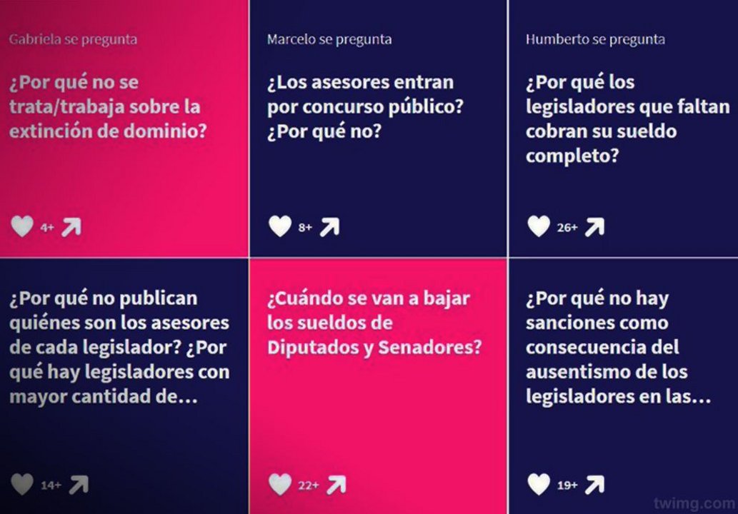 Estas son algunas de las preguntas que publicaron los argentinos.