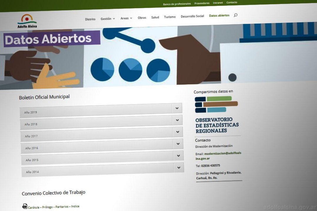 En el portal web, los vecinos pueden consultar diferentes datos sobre el ejercicio de gobierno.