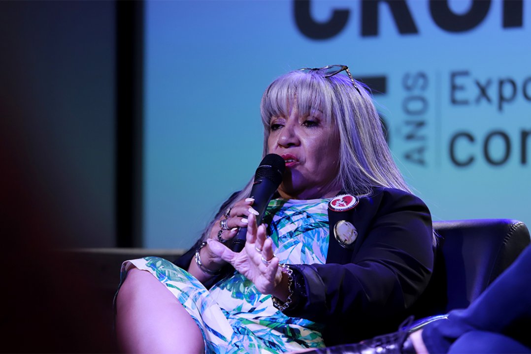 Nilda Gómez, madre de una de las víctimas fallecidad y miembro de Familias por la Vida.