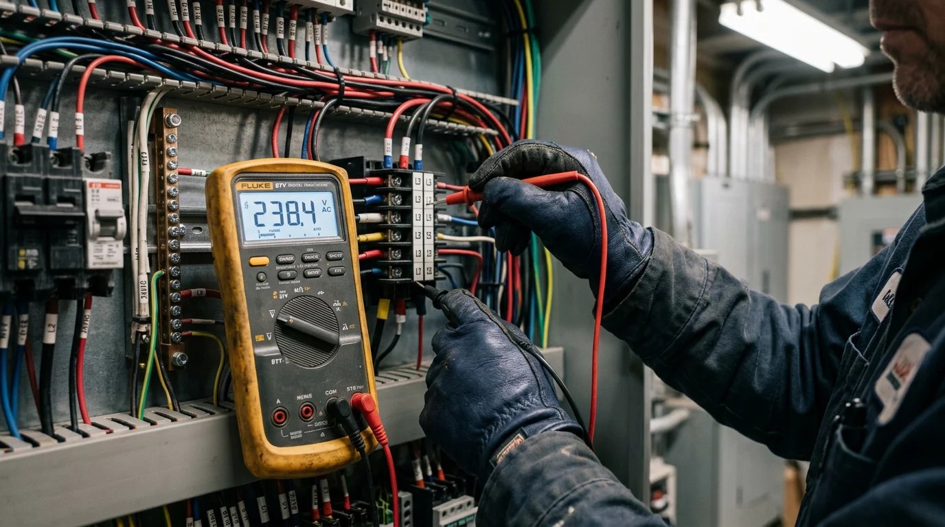 Common-area electrical maintenance in St Ives strata building, NSW