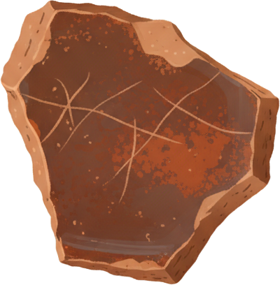 An ostrakon
