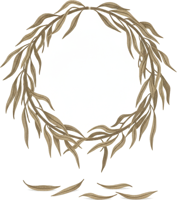 A withered wreath