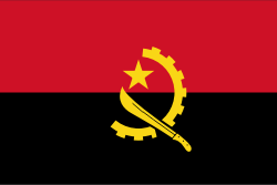 Flag of  Angola