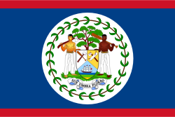 Flagge von  Belize