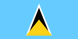 Drapeau de  Sainte-Lucie