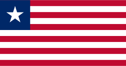 Bandera de  Liberia
