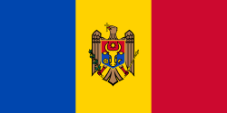 Bandera de  Moldavia