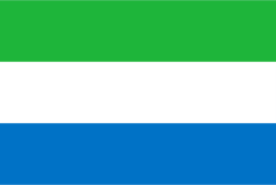 Flag of  Sierra Leone
