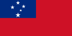 Flag of  Samoa