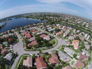 Suburban homes