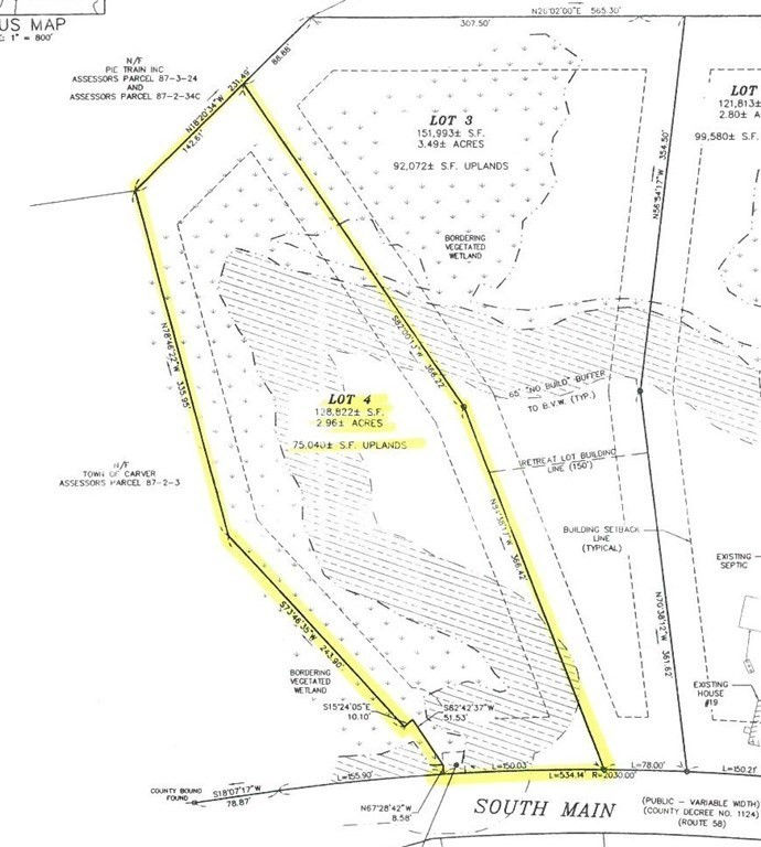 Lot 13d-r South Main St., Carver, MA 02330