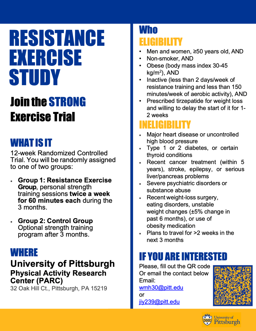 Resistance Exercise Study