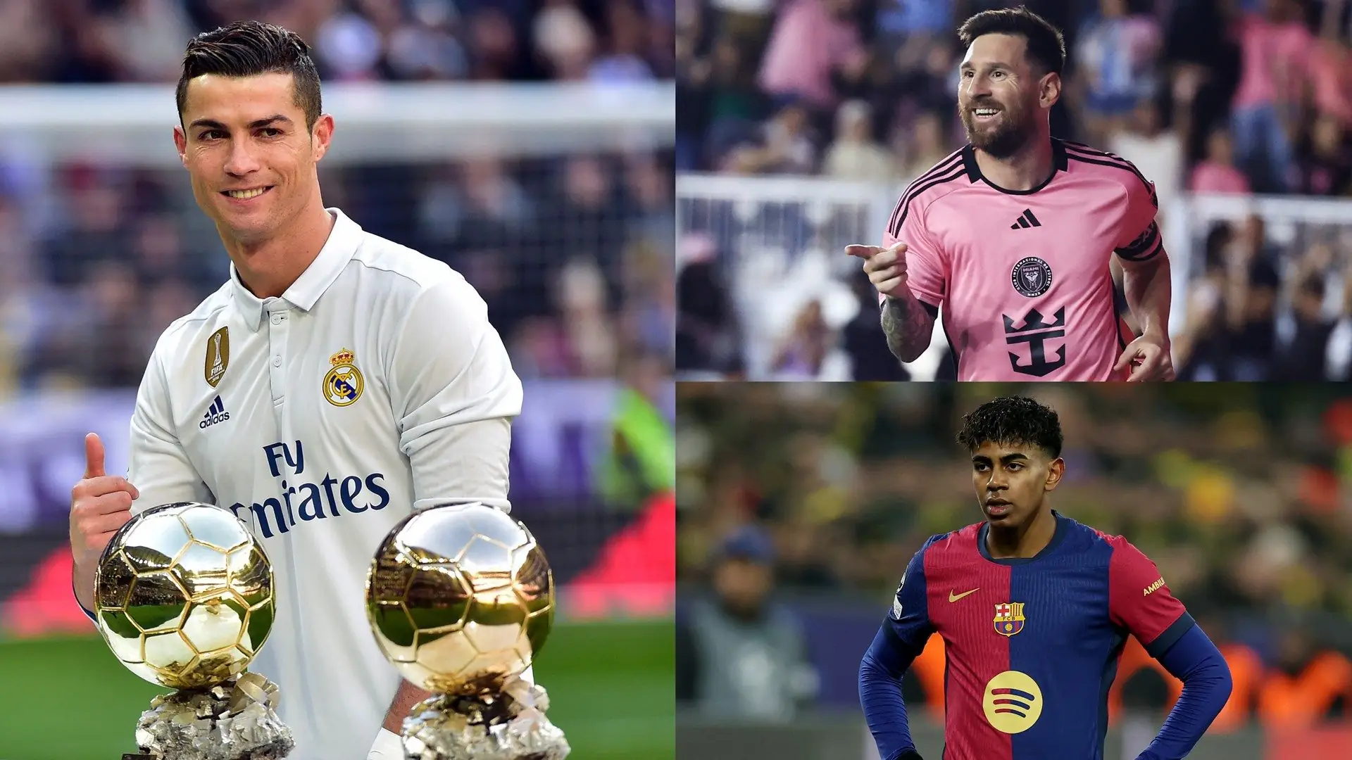 Cristiano Ronaldo's former agent claims Al-Nassr star 'will always be the best player of all time' ahead of Lionel Messi as Lamine Yamal is urged to follow his example to win Ballon d'Or
