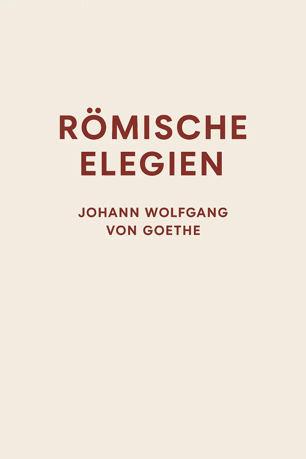 Römische Elegien