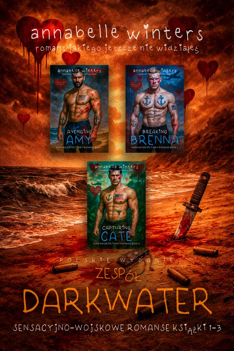 Zespół Darkwater Sensacyjno-wojskowe Romanse książki 1-3