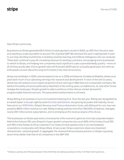 Stripe’s 2024 annual letter